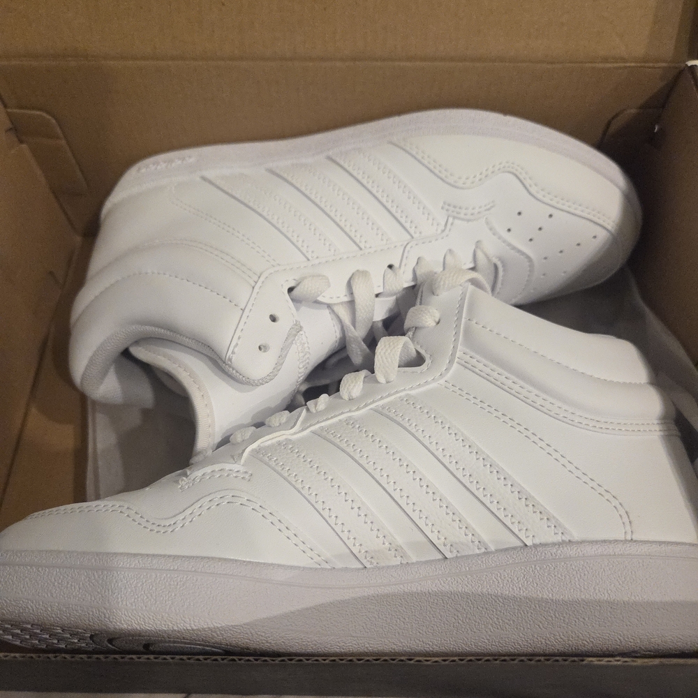 **Brand NEW!** Adidas Womens White High-Top Sneakers SZ 8